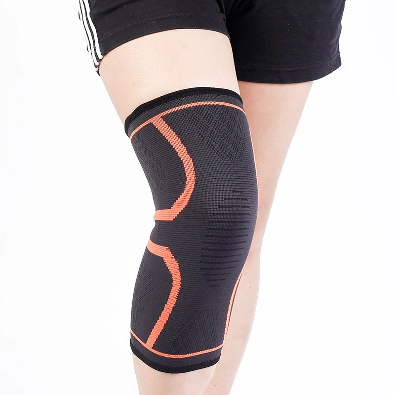 1PC Athletics Knee Sleeve Support for Women and Men - Nylon Knitting Knee Brace for Pain Relief, Fitness, Weightlifting, Sport