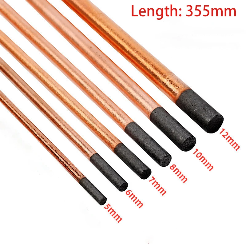 Air Carbon Arc Air Planer Rod, 5 To 12mm Graphite Electrode Rod Suitable For DC Air Planer Gun