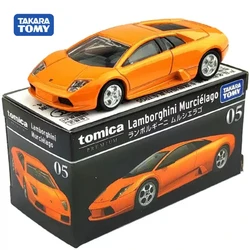 Original Takara Tomy Tomica Premium Car Lamborghini Murcielago Toys for Boys 1/62 Diecast Metal Voiture Model Sports Car Gift