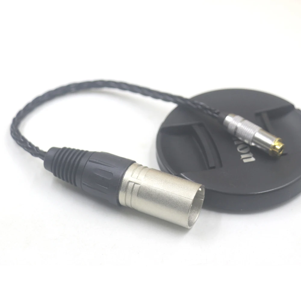Haldane BlackJelly Taiwan 7N Litz OCC 4pin XLR Balanced Male to 2.5mm TRRS Balanced Female Audio Adapter Cable XLR M to 2.5mm F