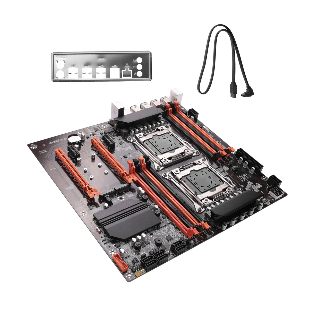 

2025 New X99 Motherboard LGA 2011-3 Support Dual CPU DDR4 Support 8X32G Memory for LGA 2011-3 Xeon E5 Series