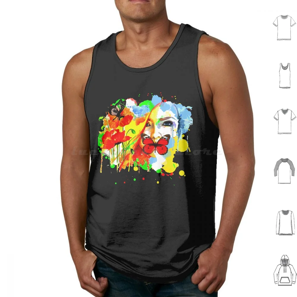 Watercolor Painting I'm A Tank Tops Print Cotton Fear Federal Feel Feeling Few Field Fight Figure Fill Film Final