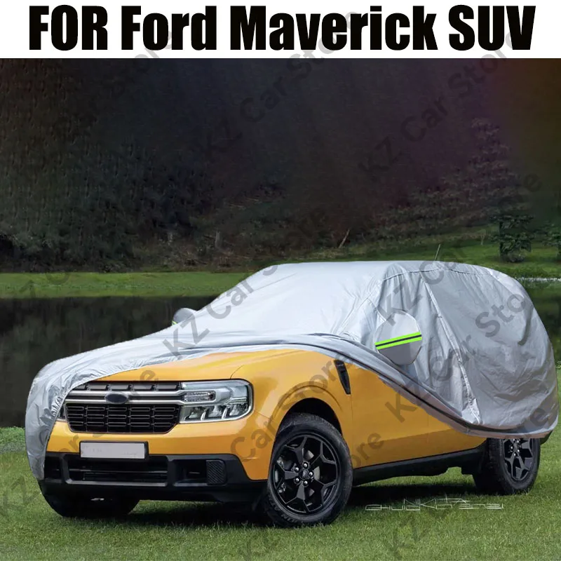 Full Car Cover For Ford Maverick SUV Outdoor Indoor Sun Anti-UV Rain Snow Fog Protection Cover Dustproof