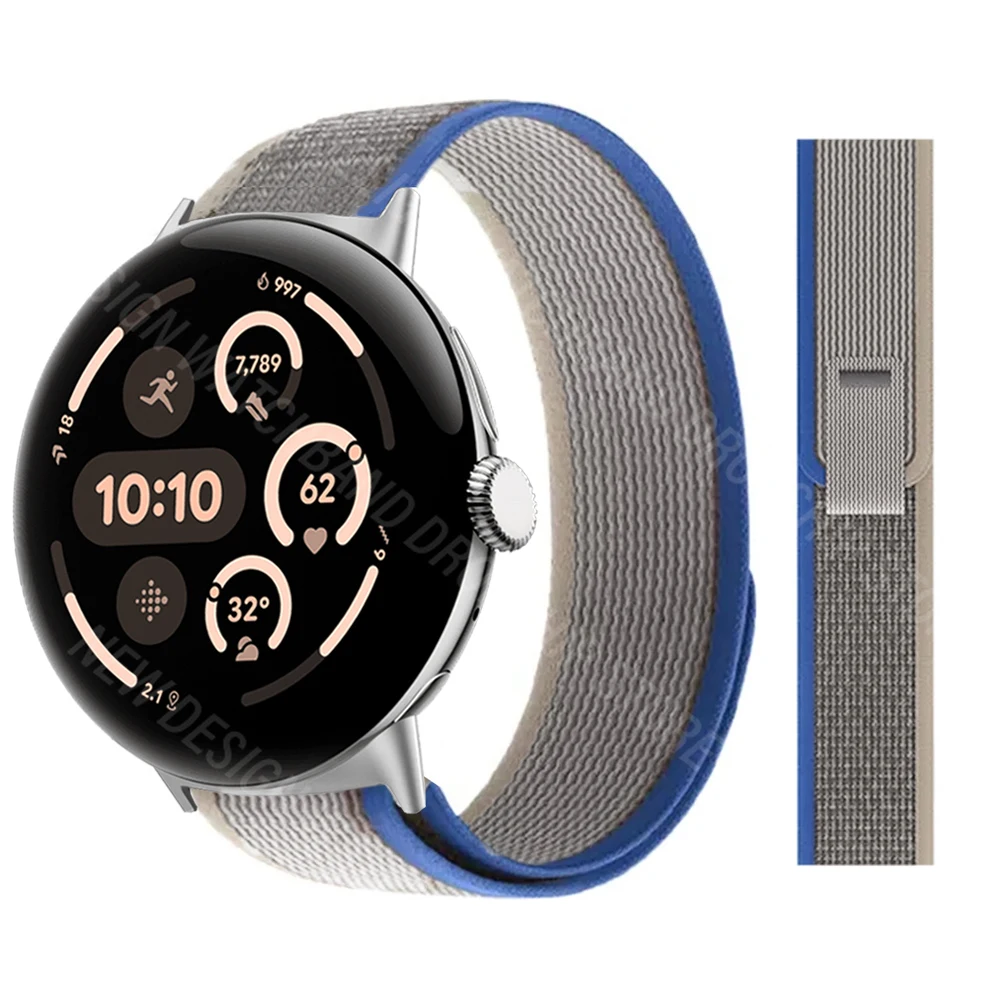 Sports Trail Loop WatchBand For Google Pixel Watch 3 45mm Nylon Bracelet Replaced Accessories For GOOGLE PIXEL 3 45MM Mens Strap