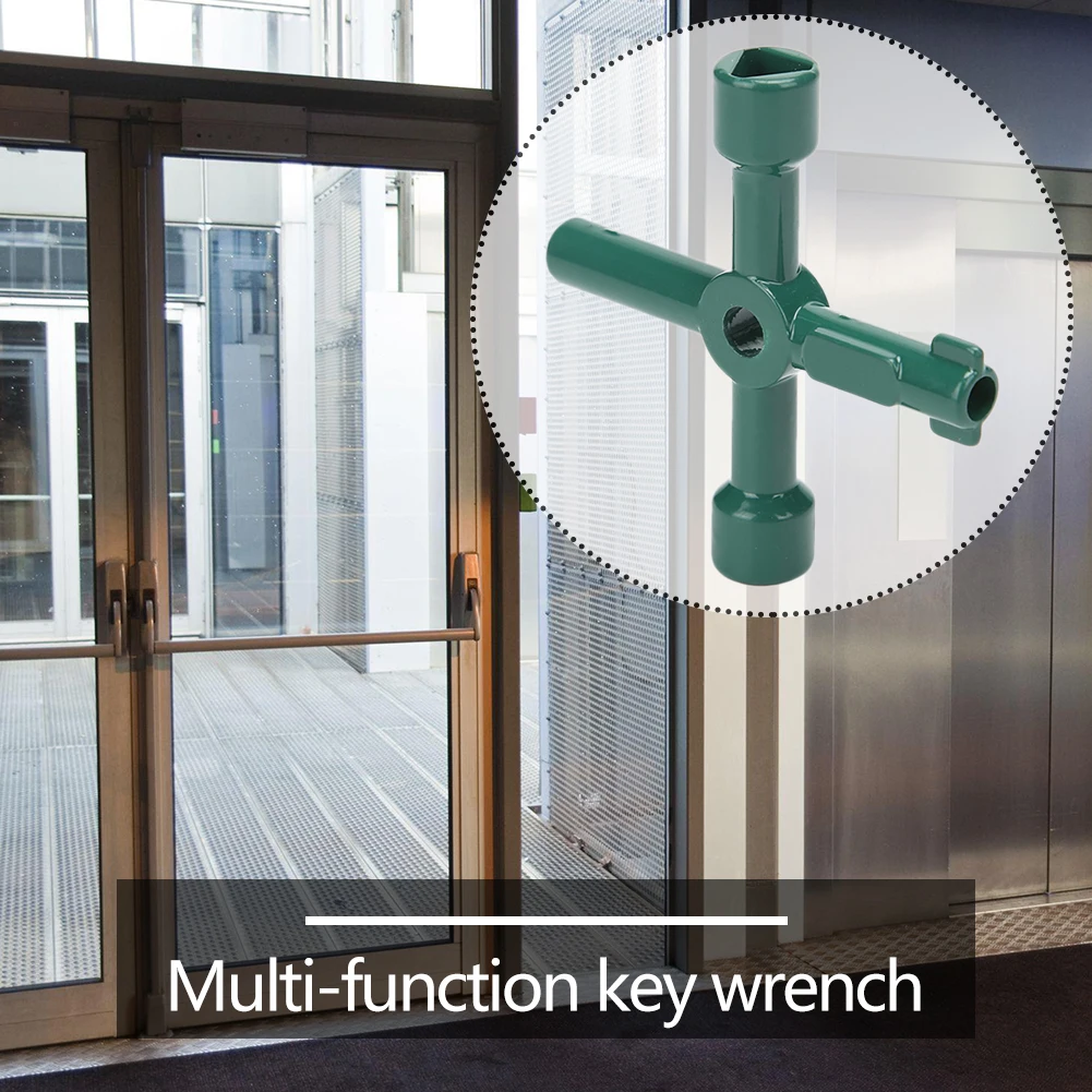 Chiave quadrata triangolare per porta scudo elettrico universale multifunzione