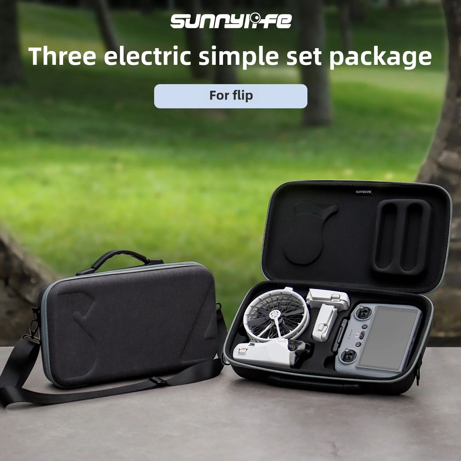 

Sunnylife Suitable for DJI Flip Storage Bag Simple Set Crossbody Bag Vlog Aerial Camera Protection Box