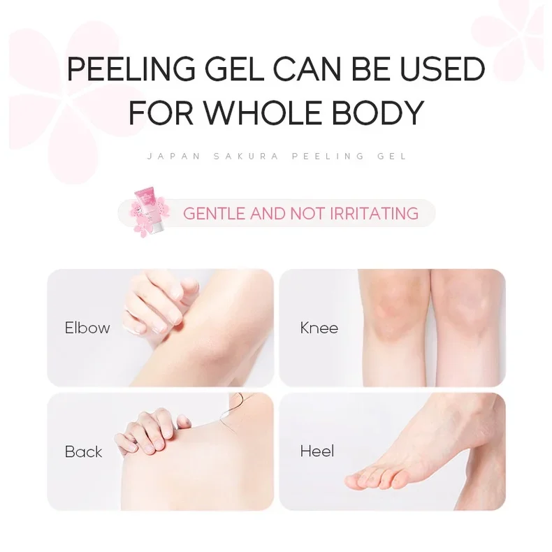 جل تقشير ساكورا من لايكو، تقشير الوجه، ينظف المسام، مرطب للتحكم في الزيت، 60 جرام