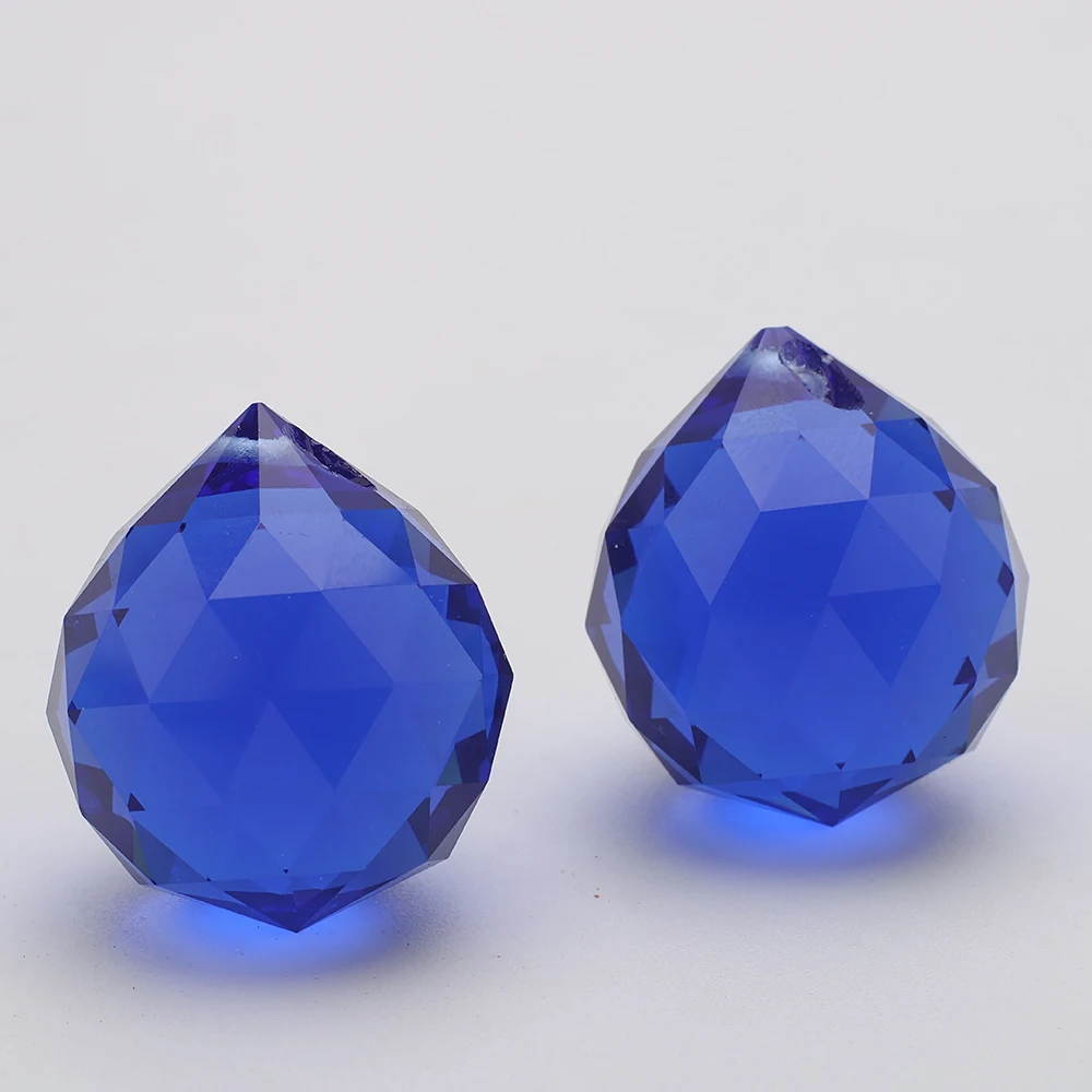 1 قطعة 30 مللي متر الكرة كريستال الشمس الماسك المنشور معلقة suncatchers مع الزجاج بريزم قوس قزح صانع للنوافذ غرفة المنزل حديقة ديكور