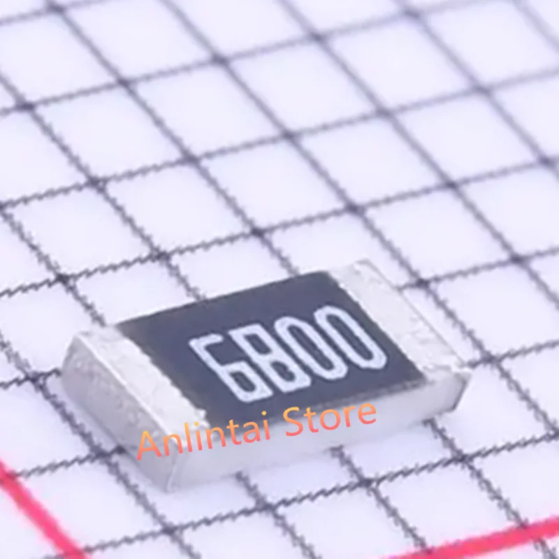 100PCS SMD Resistance ±1% 6200 6800 7500 8200 9100 2512  0805 1206 1210  2010 1812  Thick Film Resistor