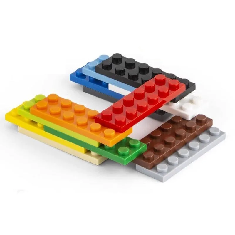 

12pcs/lot DIY Blocks Building Bricks Thin 2X6 Educational Assemblage Construction Toys for Children Size Compatible With 3795