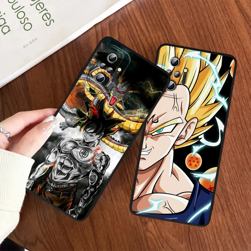 Funda de teléfono suave de Anime de lujo para Xiaomi Redmi Note 13, 12R, 12S, Turbo 11, 11T, 11S, 10, 10S Pro Plus, 5G, color negro