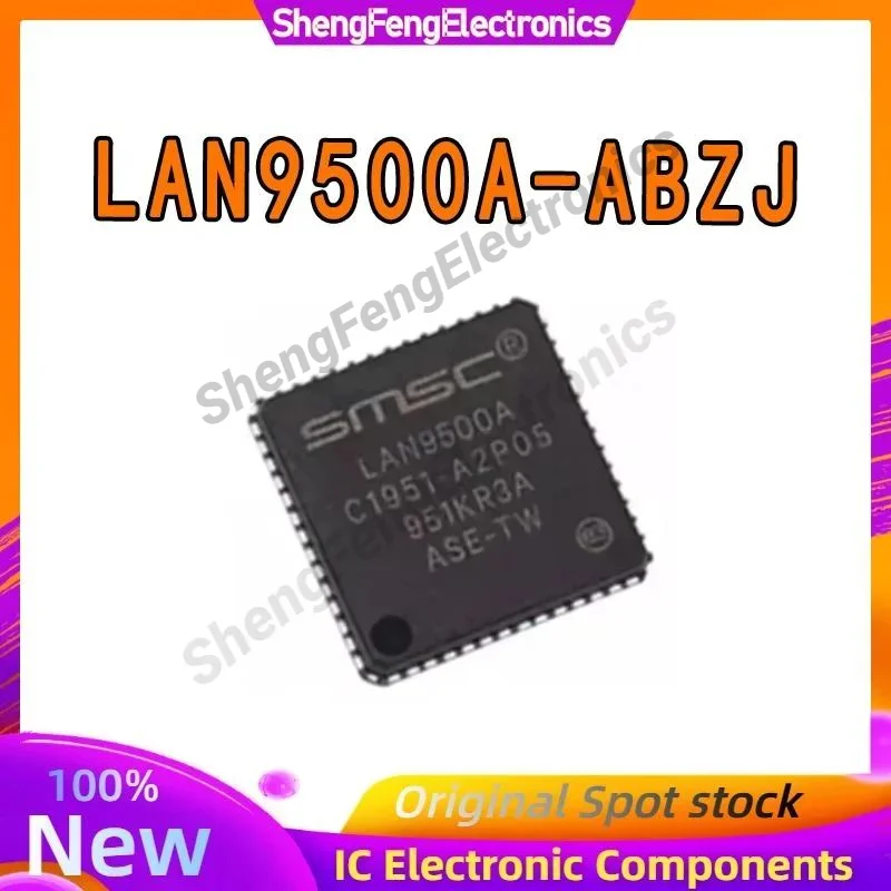 

5PCS LAN9500A-ABZJ LAN9500A LAN9500 LAN IC USB Chip QFN-56 100% New Original in stock