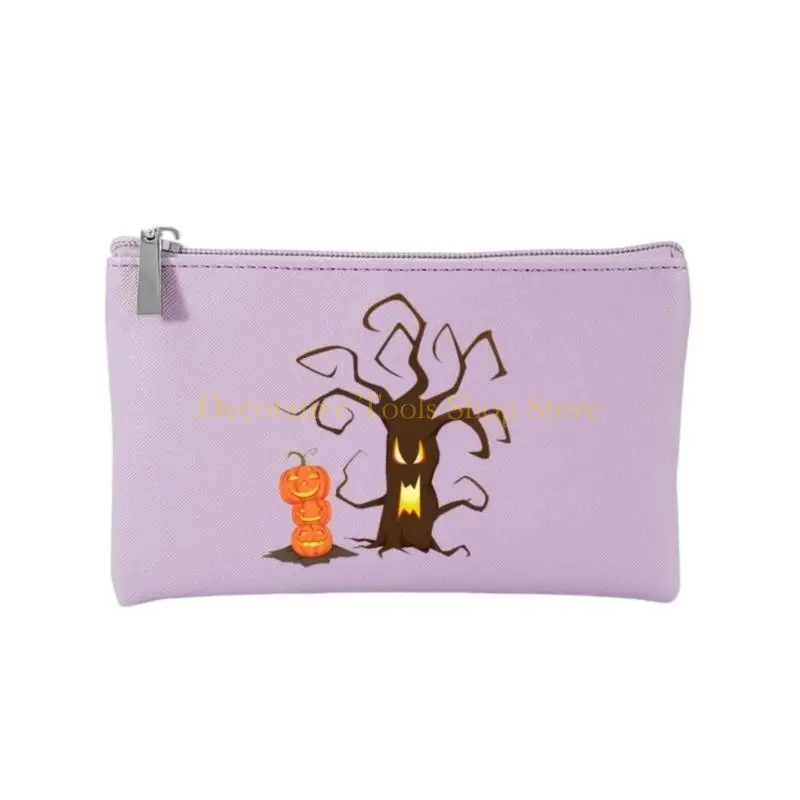 حقيبة مكياج QX2E أنيقة من البولي يوريثان لتنظيم مستحضرات التجميل للسفر ومقاومة للماء للاستخدام اليومي والرحلات