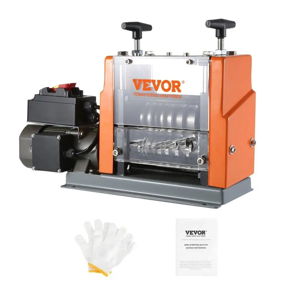 

Electric Motorized Wire Stripping Machine for scrap Copper Recycling 6 Round Flat Stripper Depth Reference 60W