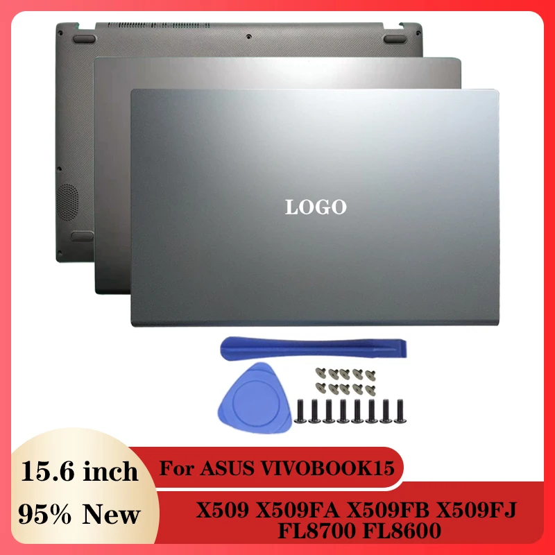 

Original Laptop LCD Back Cover/Bottom Case For ASUS VIVOBOOK15 X509 X509FA X509FB X509FJ FL8700 FL8600 Silver Gray