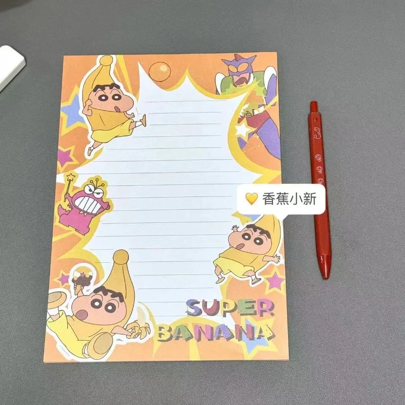 Crayon Shin-chan Cartoon B5 Taccuini memo Anime 30 pagine Anime Studente Notebook Carta da lettere Carte per appunti per bambini Blocco note di cancelleria