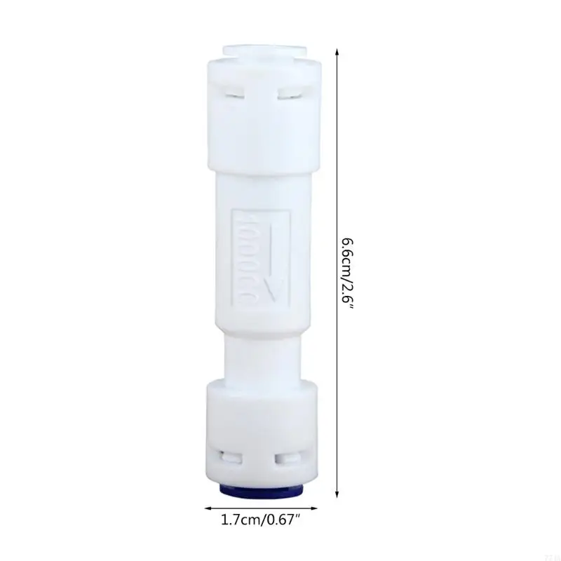 77JA 1/4INCH يربط تجهيزات تدفق التجهيزات لتنقية RO-Water نظام التناضح العكسي 150/300/450/600/1000CC
