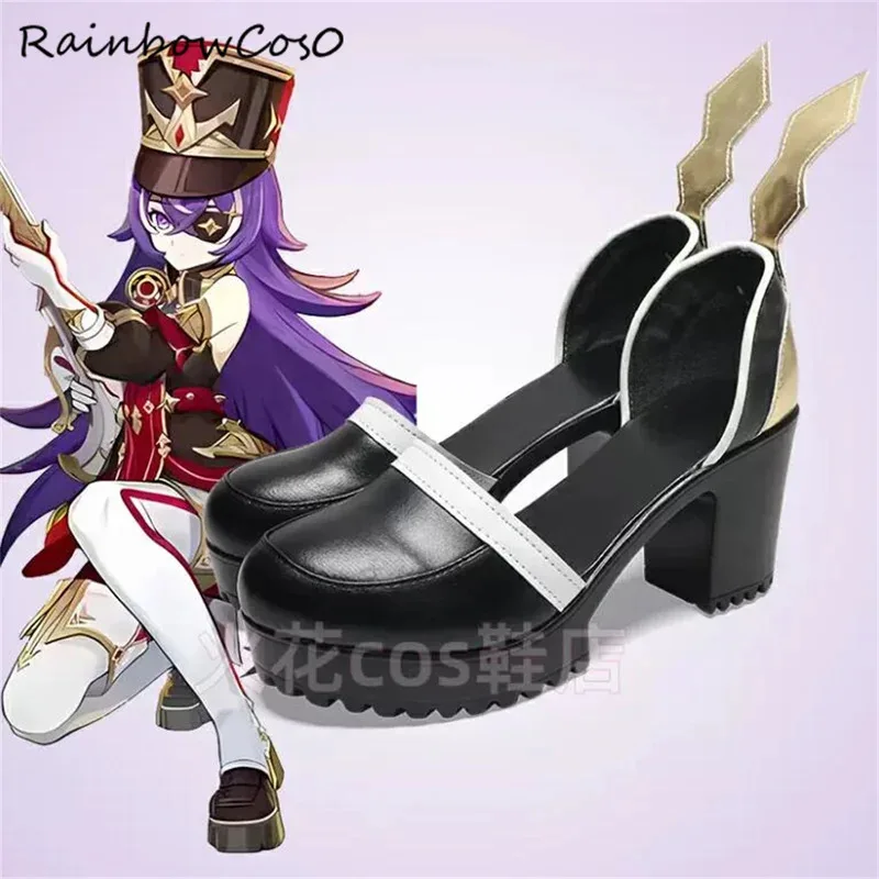 

Chevreuse Genshin Impact Обувь для косплея Сапоги Игра Аниме Вечеринка Хэллоуин Рождество РадугаCos0 W4076