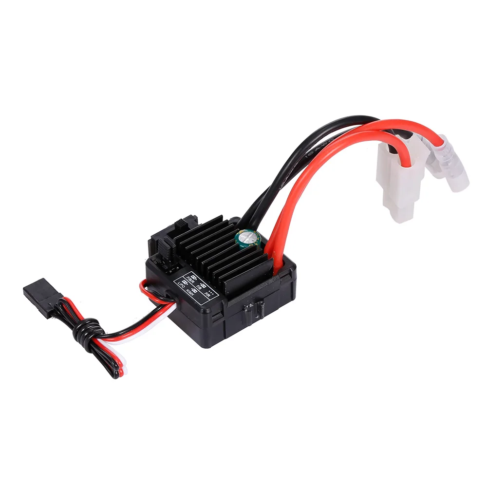 Quicrun 1060 60A Waterproof Brushed Esc Two-way Esc With Brake Compatible For Scx10 Remote Control Climbing Car Accessories