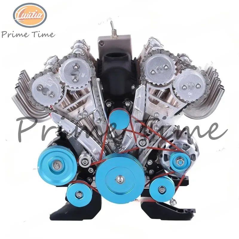 500+Pcs DIY V8 engine model metal mechanical engine science experiment physics toy gift decoration teaching