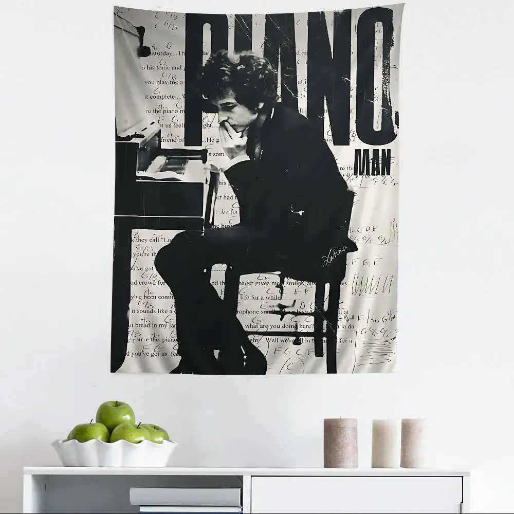 Classic Singer Bob Dylan Tapestry Art Printing Japanese Wall Tapestry Anime Wall Hanging Home Decor