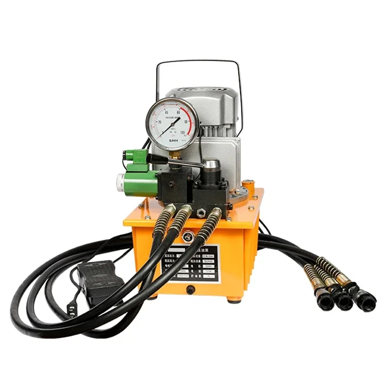 Ultra high pressure electric pump solenoid valve pump DY-63A hydraulic station pump double acting single acting 0.75KW-15KW