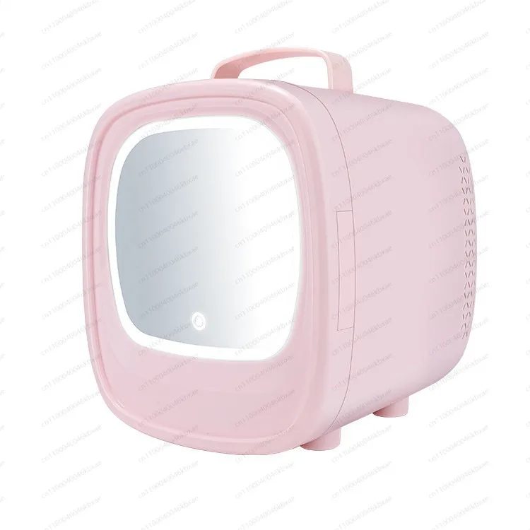 

Beauty mirror LED light Mini portable gift Home car dual-purpose cooling and heating car small refrigerator
