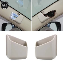 2Pcs Universal Car Auto Sunglasses Organizer Eyeglasses Glasses Holder Accessories Phone Organizer Storage Boxes Holders Pocket