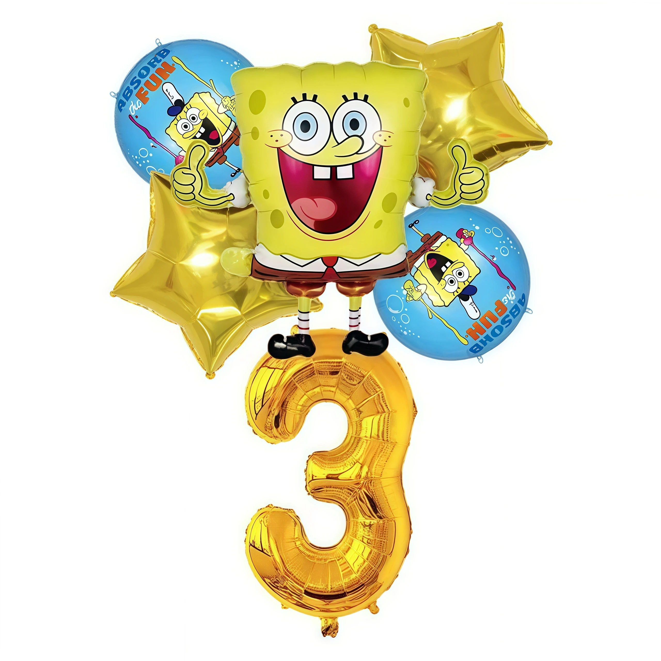 SpongeBob Geburtstagsparty Dekoration Hintergrund Tortendekoration Becher Ballons für Kinderparty Gastgeschenk Babyparty Zubehör – Detail 35