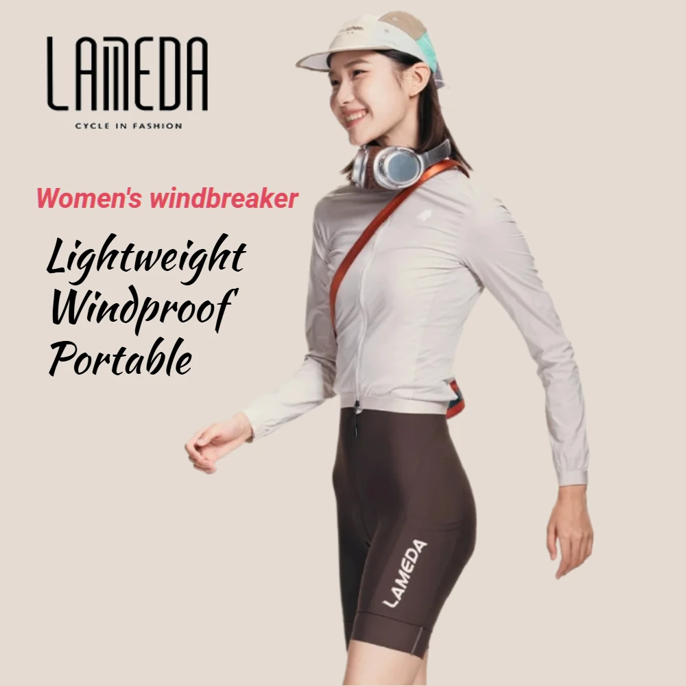 

Lameda Women's Cycling Windbreaker5-15, 2025 New And Improved Edition, Lightweight, Breathable, And Packable Cycling Windbreaker