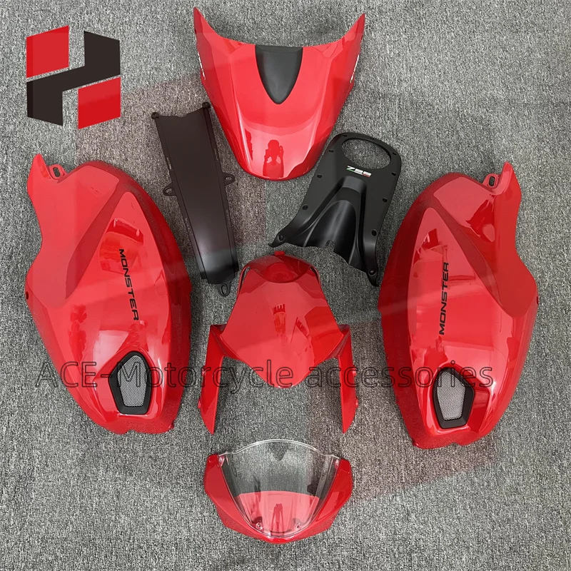 for Ducati Monster 696 796 1100 1100S EVO 2009 2010 2011-2015 motorcycle high quality fairing ABS plastic body decoration kit