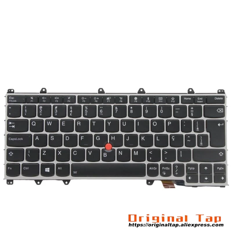 BR Brazilian Backlit Keyboard for Lenovo Thinkpad X380 Yoga 370 01EN431 01AV720 01HW659 01HX104