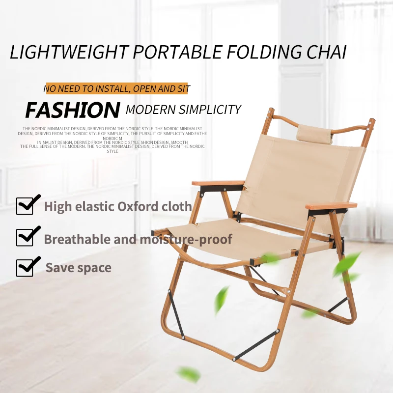 2023 Factory New Design Custom Logo Camping Lightweight Kermit Chair Foldable Portable Outdoor Chairs