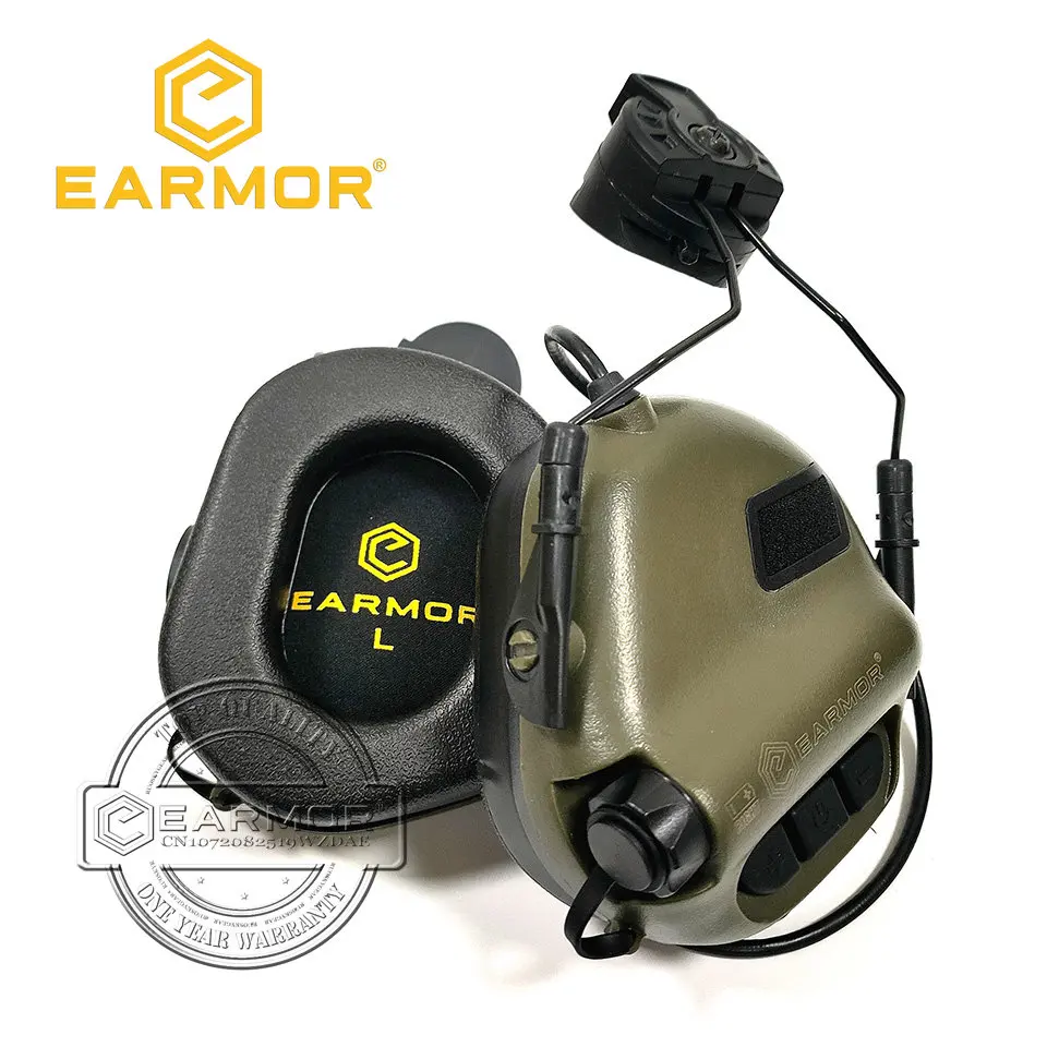 Opsmen Earmor M31H MOD3 Tactische Headset Ruisonderdrukkende Gehoorbescherming Softair Luchtvaart Hoofdtelefoon Voor Snelle Mt Helmen