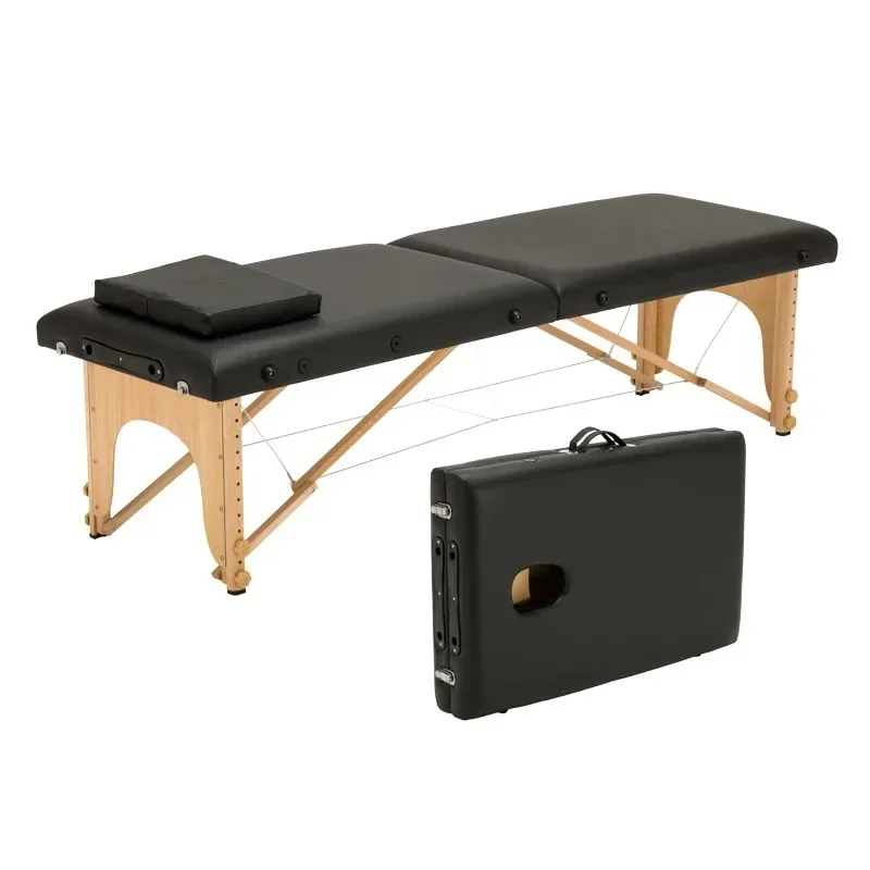 Folding Massage Bed Portable Handheld Home Use Moxibustion Rehabilitation Therapy Bed Tattoo Beauty Bed