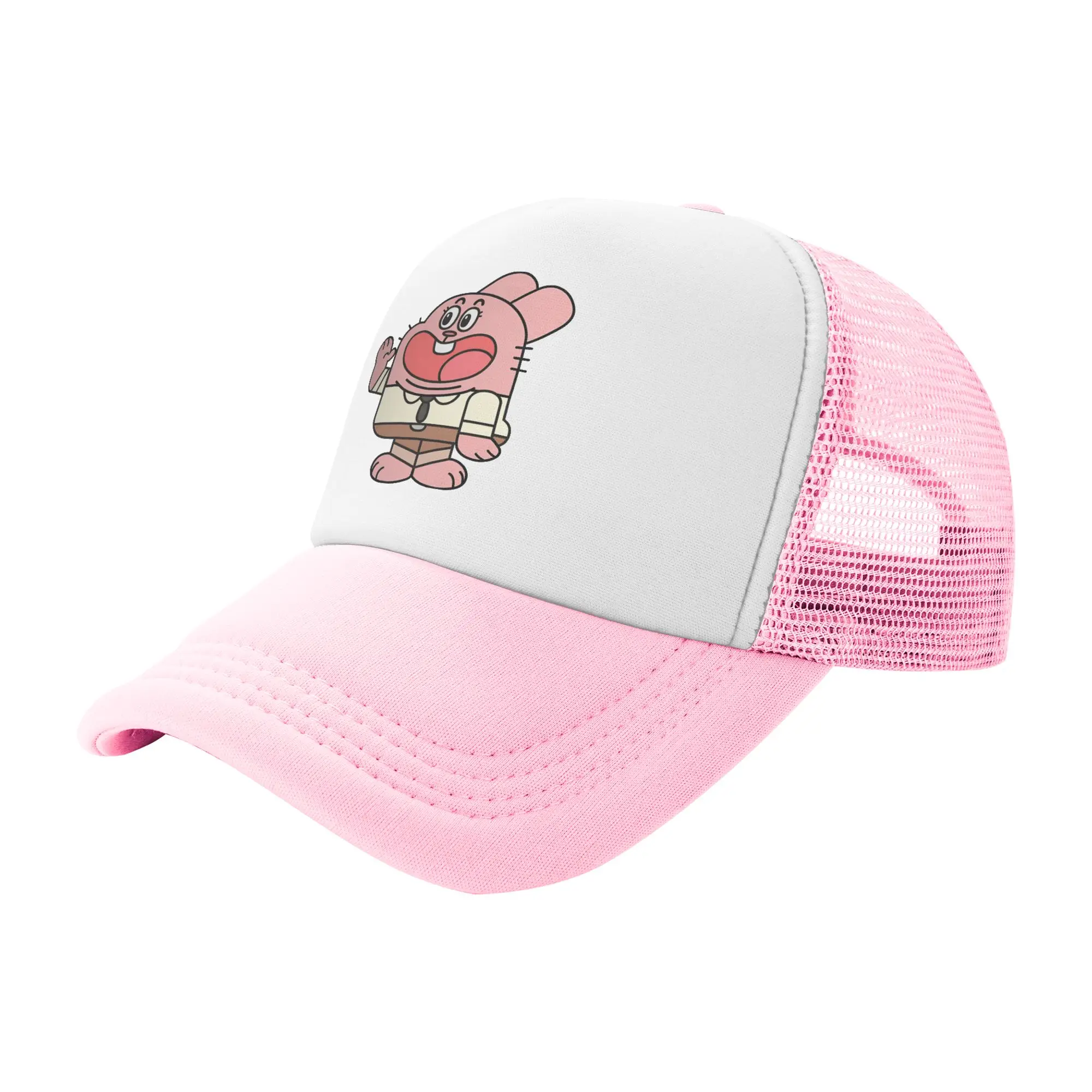 Richard Gumballs  Trucker Cap Men Women  Hat Sun Hat Sun Caps Adjustable Polyester Mesh Baseball Cap Summer