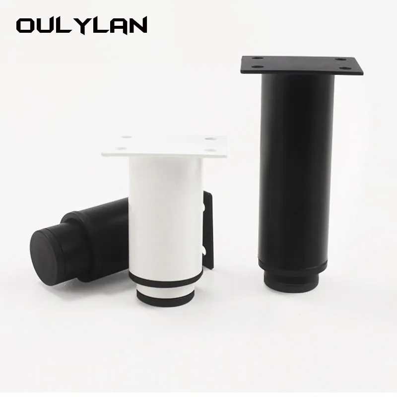 

Oulylan18-25cm Furniture Legs Metal Adjustable Legs for Cabinet Table Legs Sofa Feet Furniture Replacement Foot Coffee Feet