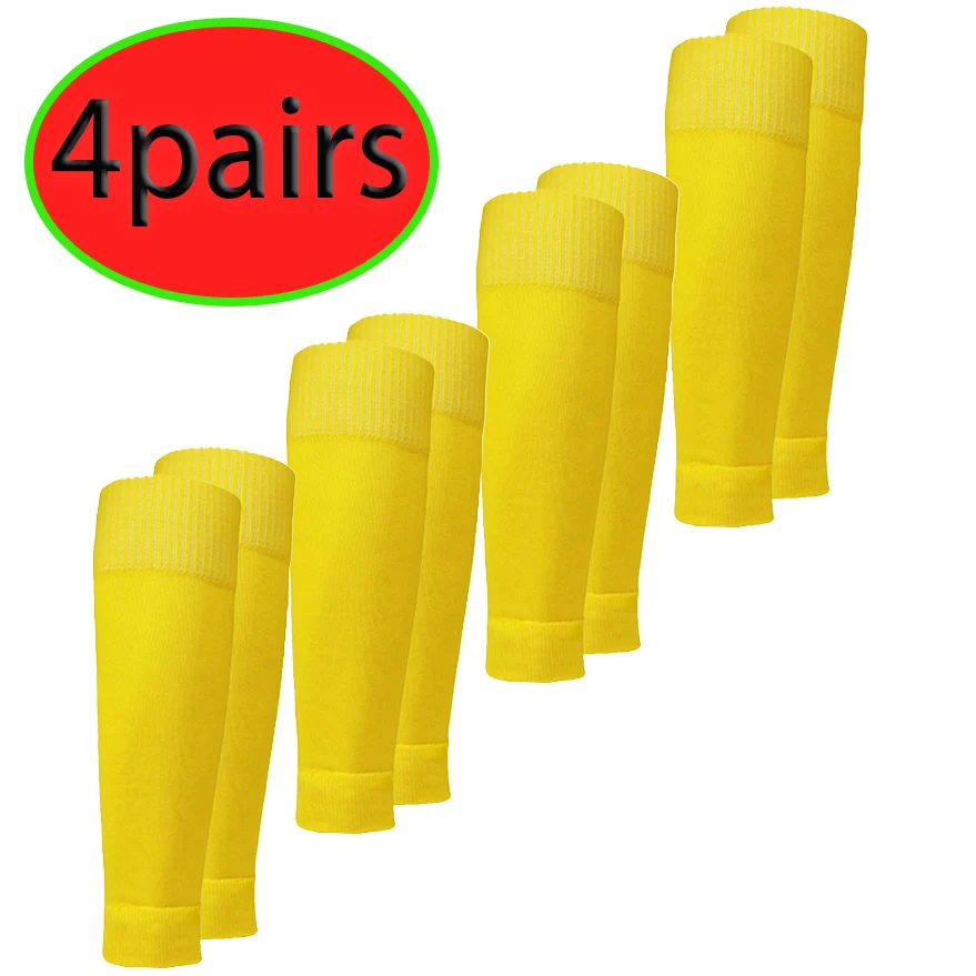 

4 pairs of compression soccer leg covers, personalized compression leg warmers sweat absorbing calf socks sports leg protectors