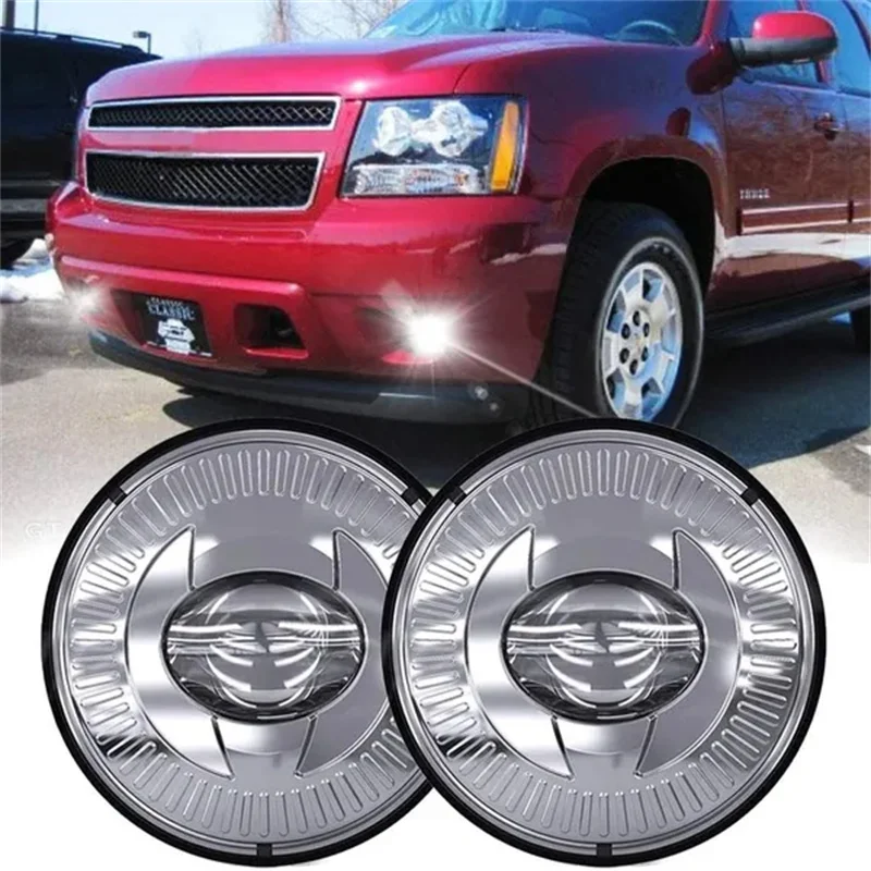 

2pcs 24W Round LED Fog Lights Driving Lamps for Chevrolet Suburban 2007-2013/GMC Sierra 2014-2018