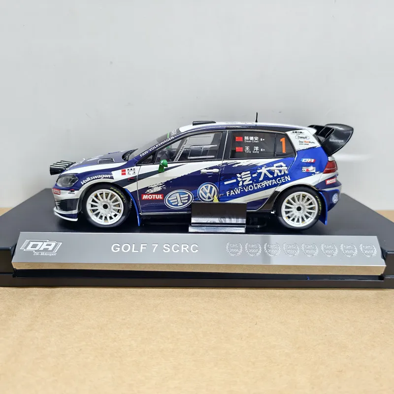 1:18 Original Faw-Volkswagen Golf 7th Generation Racing Car Model Crc Rally Championship Alloy Car Model In Stock