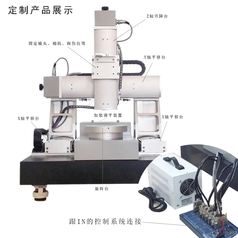 PT-GD303 Motorized Goniometer Stage, Rotation Range: +/- 45 Degree Yaw Platform Load Pitch Platform