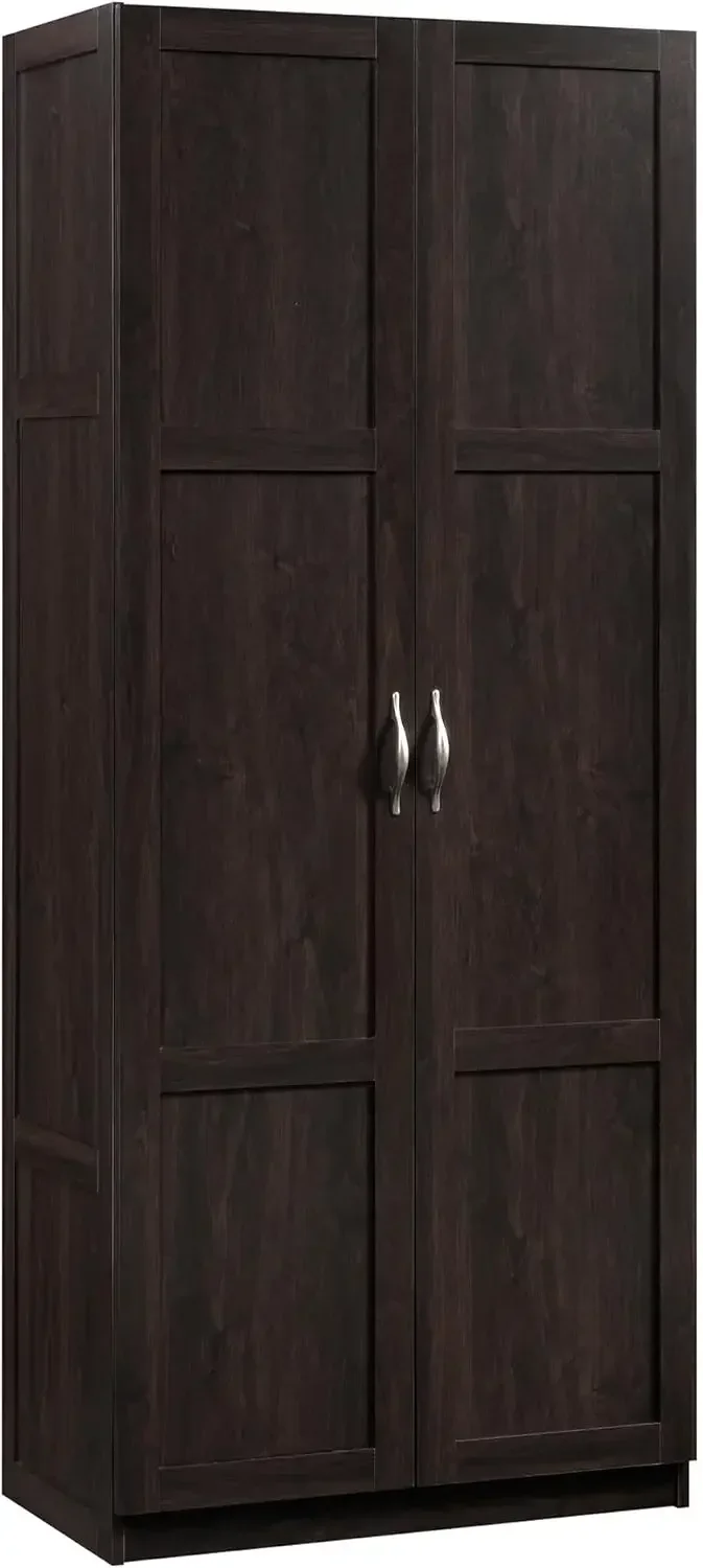 

Storage Cabinet/ Pantry cabinets, 29.61 " x D: 16.02 " x H: 71.50", Cinnamon Cherry finish