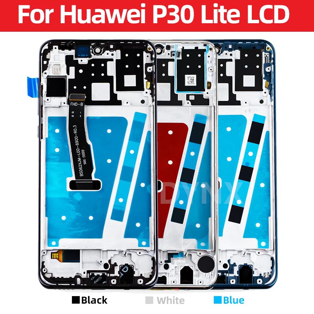 For HUAWEI P30 Lite LCD Display Touch Screen Digitizer Assembly For Nova 4E LCD MAR-LX1 LX1M LX2 L21A Replacement Parts