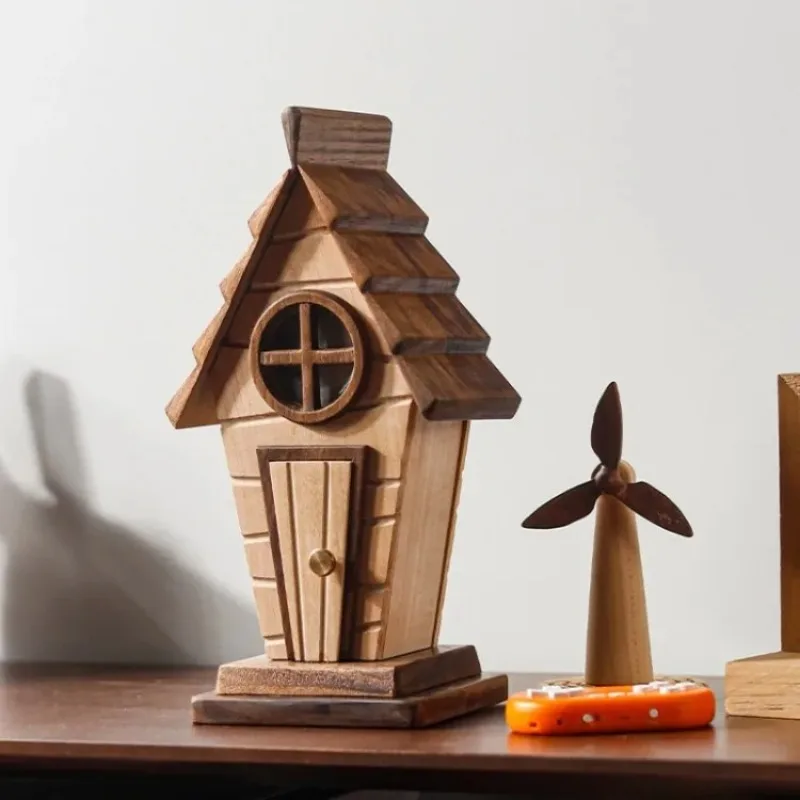 

Wooden Don't Starve Pig House Night Light, Themed Ambient Desk Lamp for Gamers, Valentines Day Gift for Boyfriend Girlfriend