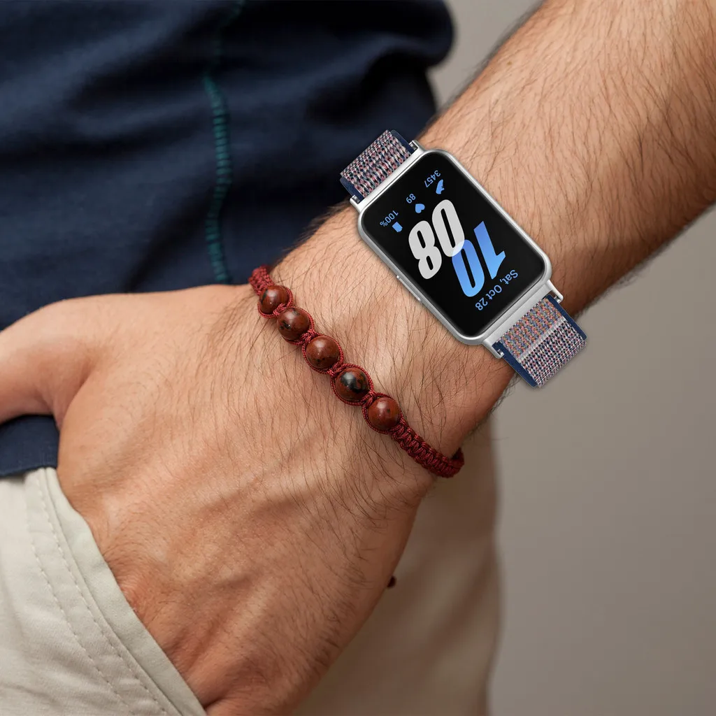 Ремешок нейлоновый для Samsung Galaxy Fit 3, сменный смарт-браслет для Samsung Galaxy Fit3, воздухопроницаемые аксессуары