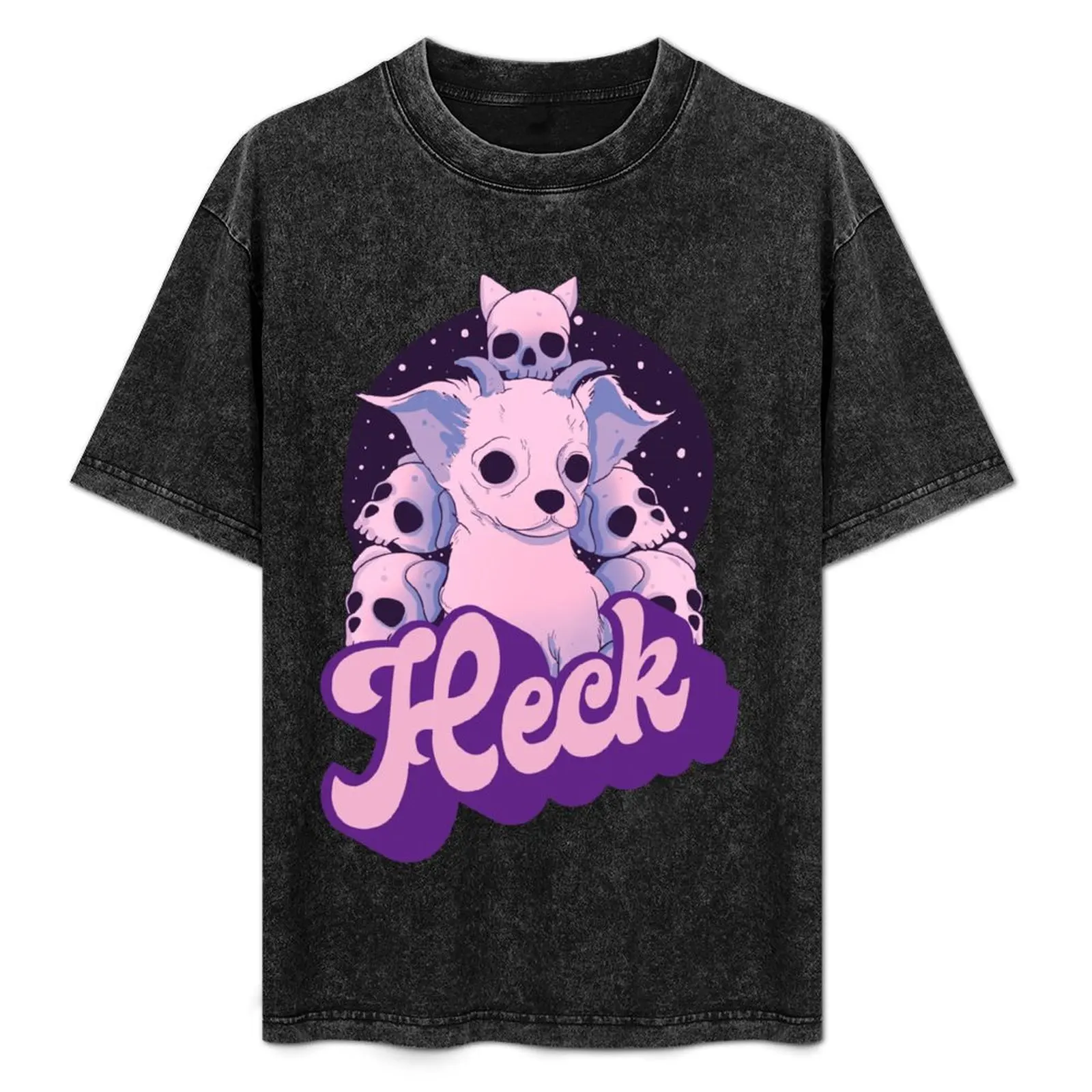 

Heck yeah little demon dog T-Shirt Work Wear Short Sleeve T-Shirt