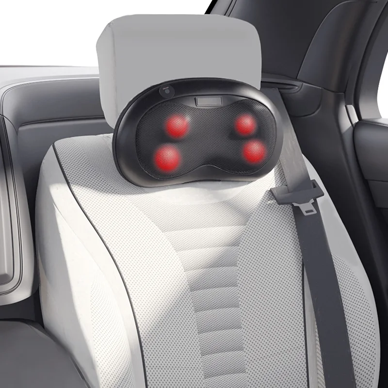 

78/2000 Cervical massage cushion; lumbar massage pillow; multi-functional car massage cushion for neck, shoulder, and back; gif