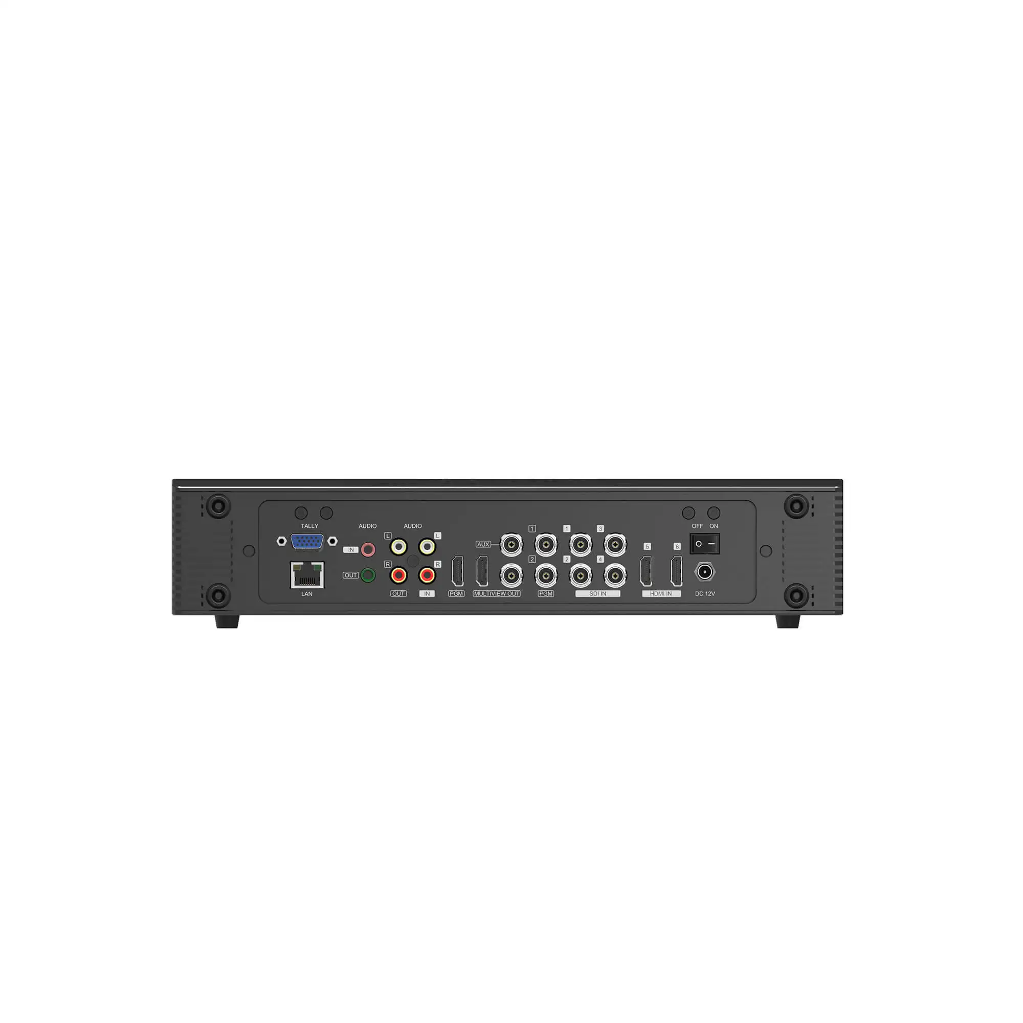 AVMATRIX-Multi-Formato Vídeo FHD LCD Switcher, Modo PIP, Mixer de áudio, Interface GPIO, SDI, HDMI, PVS0613, 13.3, 6CH