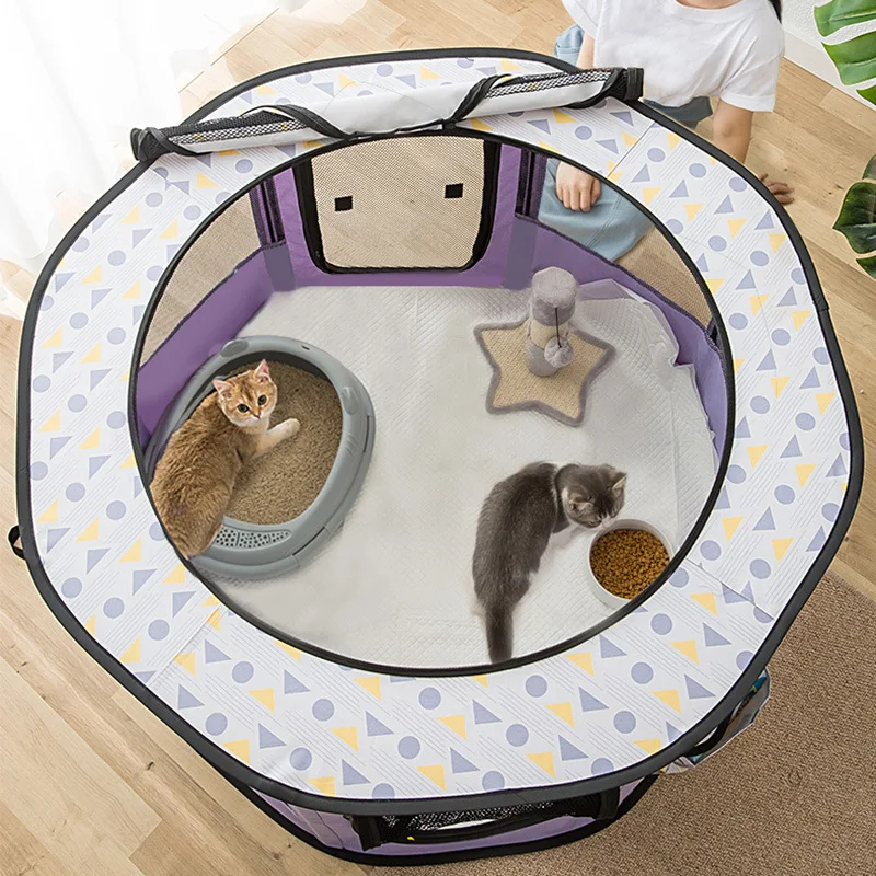 Foldable Pet Delivery Room Closed Cat House Cat Bed for Small Dogs Puppies Cat Breeding Production Box Cat Nest Pet Products