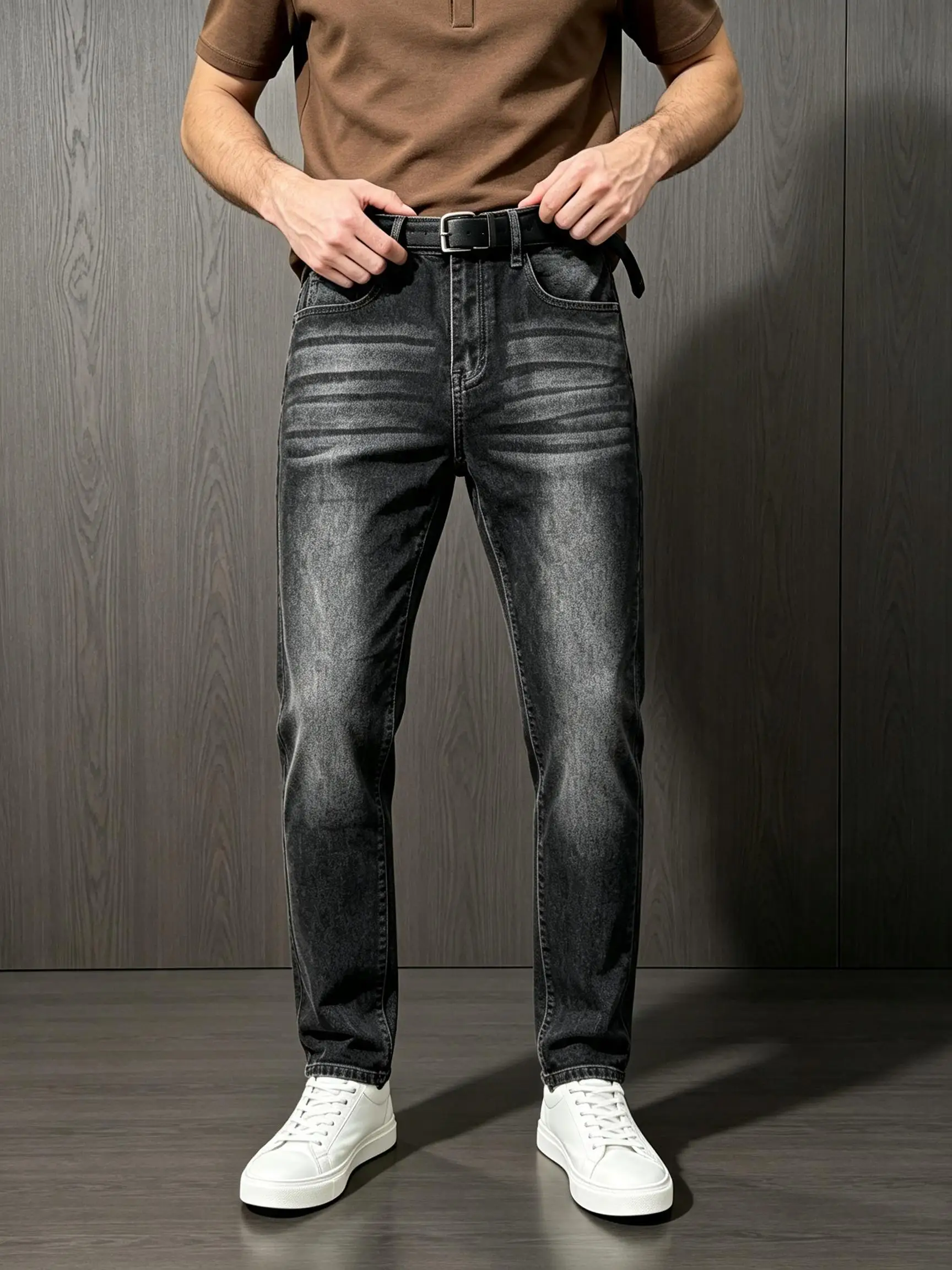 Y2K Fashion American Street Casual Carpenter Jeans Men Multi Pocket Trendy Pants Ideal Daily Present For Husband Boyfriend